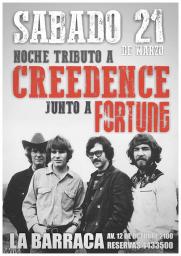 NOCHE CON LO MEJOR DE CREEDENCE JUNTO A FORTUNE