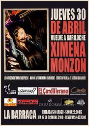 Ximena Monzon en vivo en Bariloche!