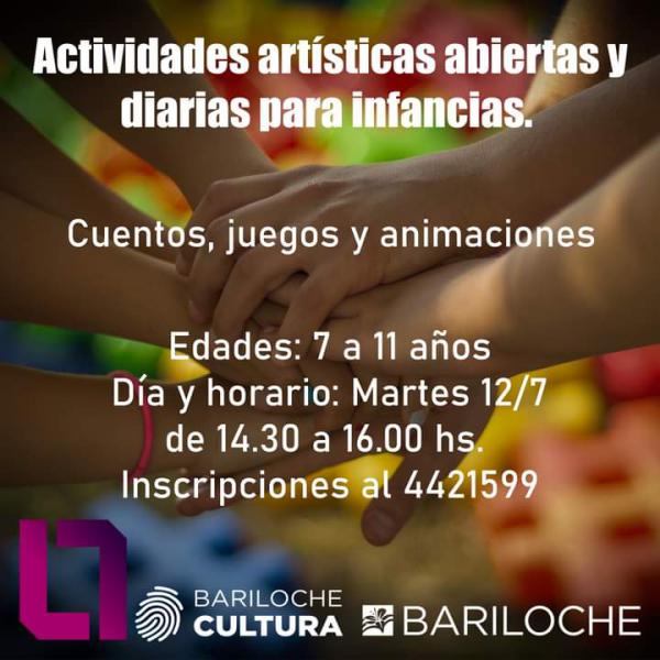 Actividades abiertas y diarias para la ni&ntilde;ez 