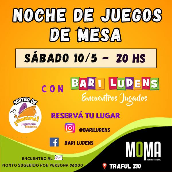 Noche de juegos con Bariludens