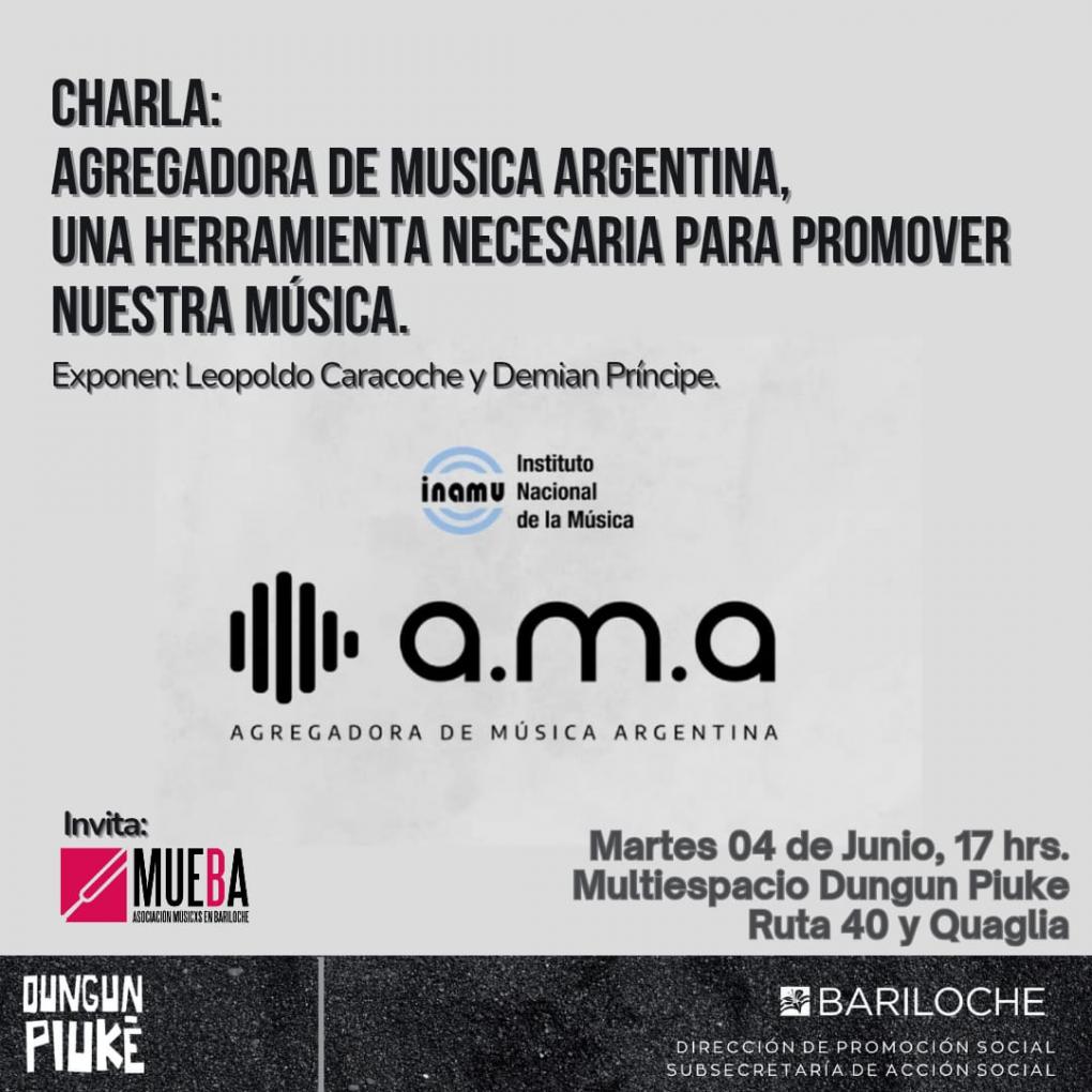 Charla sobre AMA - Agregadora de M&uacute;sica Argentina