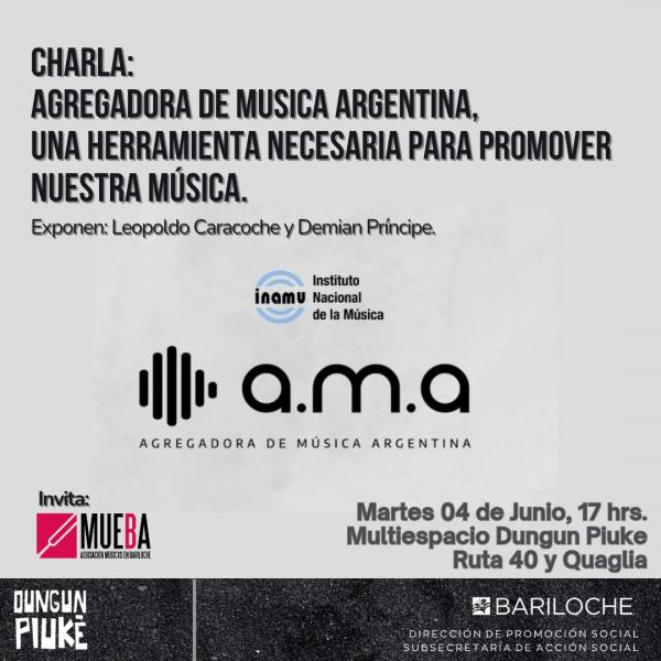 Charla sobre AMA - Agregadora de M&uacute;sica Argentina