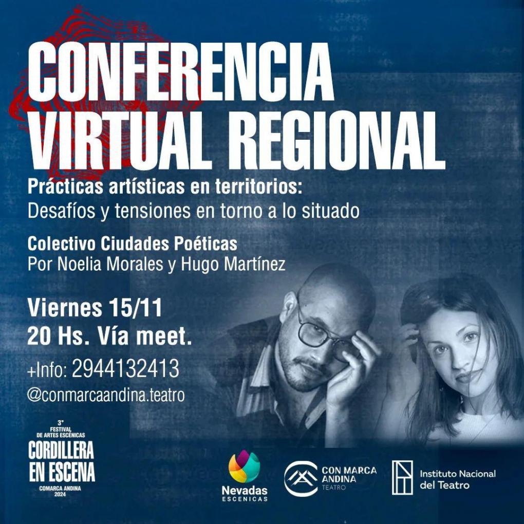 Conferencia virtual y gratuita: &#147;Pr&aacute;cticas art&iacute;sticas en territorios&#148;