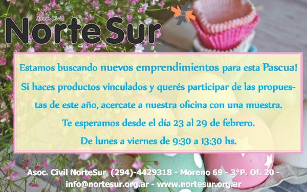 Invitamos a nuevos emprendedores a participar de la Pascua