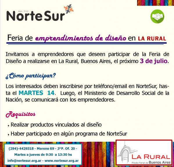 Feria de Emprendimientos de Dise&ntilde;o en La Rural