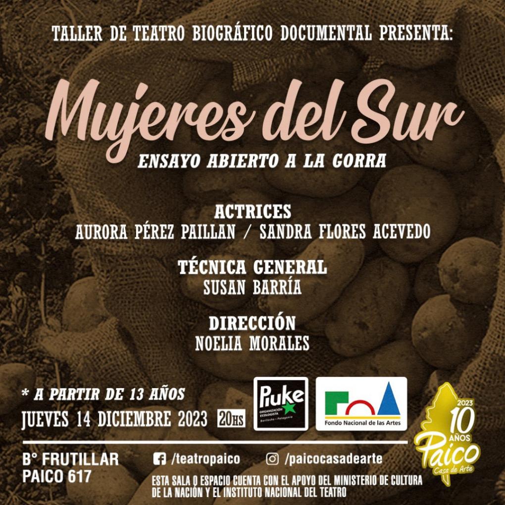 MUJERES DEL SUR   Teatro documental