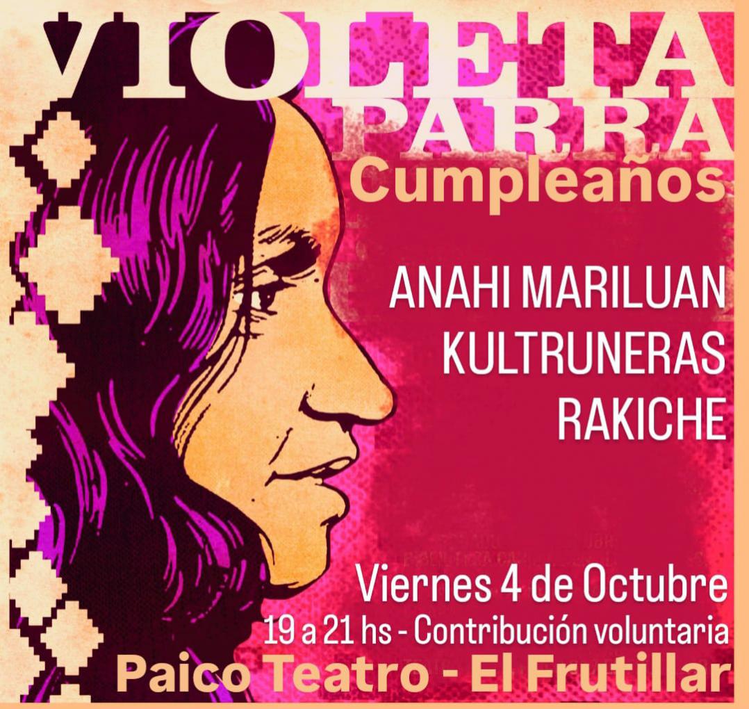 VIOLETA PARRA CUMPLEA&Ntilde;OS