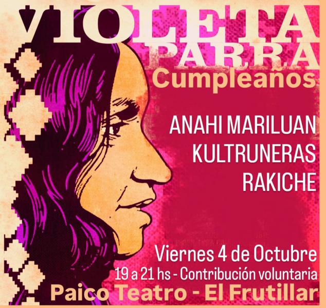 VIOLETA PARRA CUMPLEA&Ntilde;OS