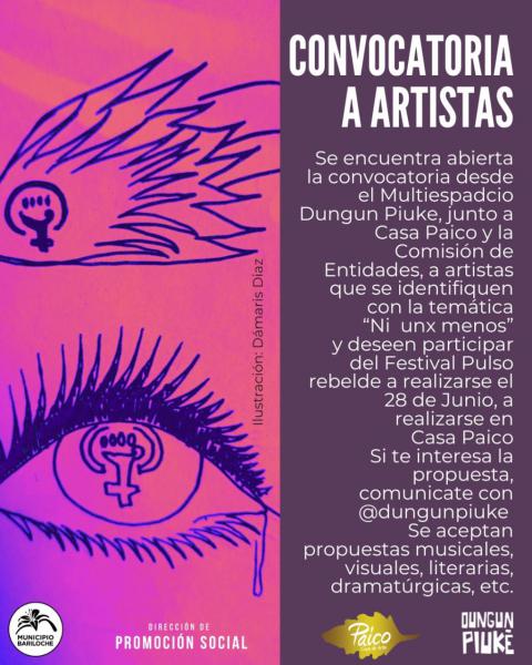 CONVOCATORIA A ARTISTAS