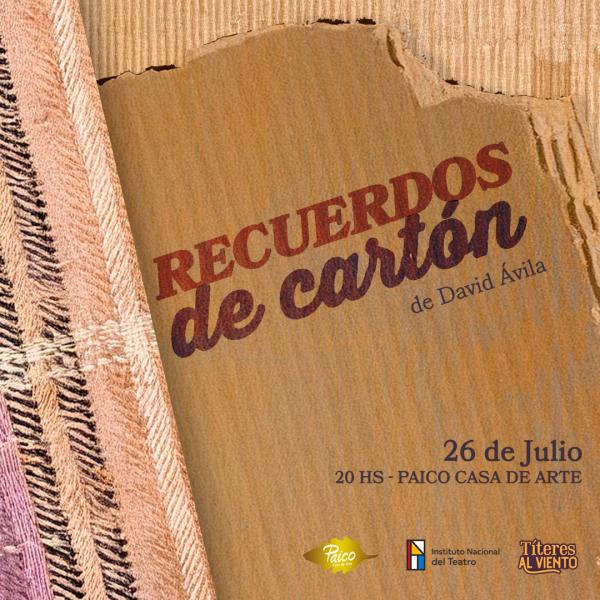 RECUERDOS DE CARTÓN -de David Avila-