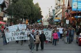 Presentaci&oacute;n de libro y 13 Marcha contra megaminer&iacute;a.