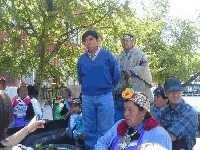 Lonko Mapuche Pichun y Norin denunciaron publicamente al estado Chileno