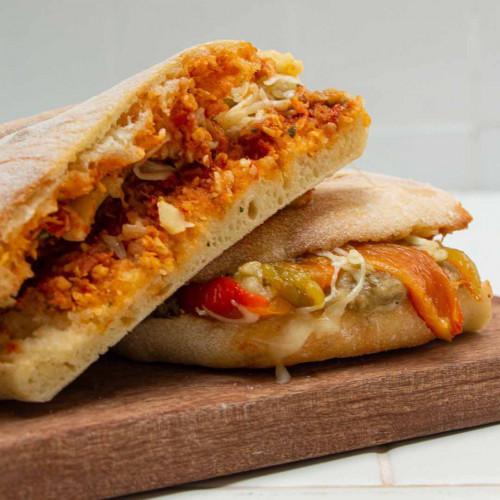 SANDWICH CON PAN DE PIZZA