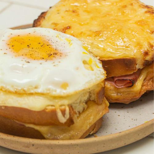 CROQUE MADAME Y CROQUE MONSIEUR + TOSTADA FRANCESA