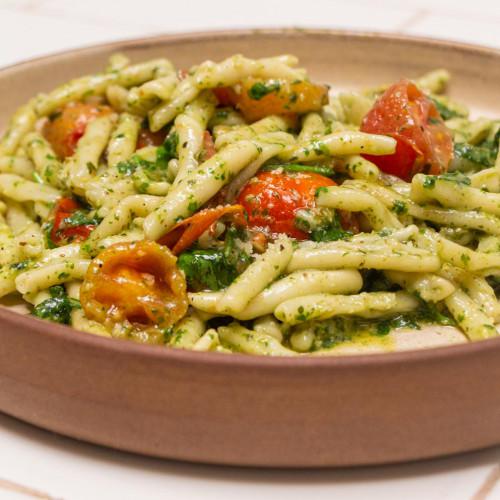 CAVATELLI CON PESTO DE PEREJIL