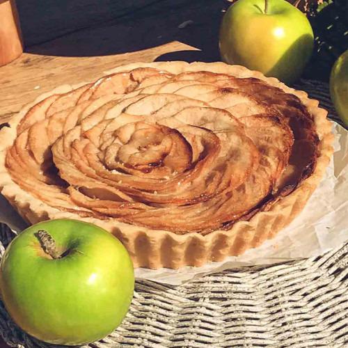 TARTA FLOR DE MANZANAS