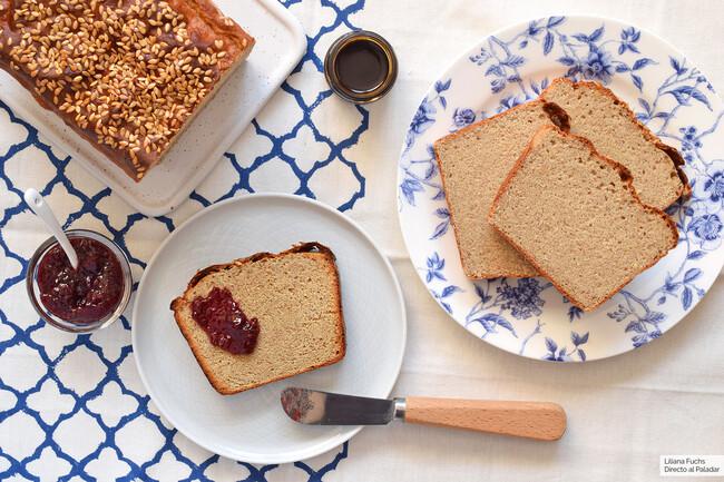 Pan de molde sin gluten rico en prote&iacute;nas: receta expr&eacute;s perfecta para congelar en rebanadas y tener tostadas cada ma&ntilde;ana