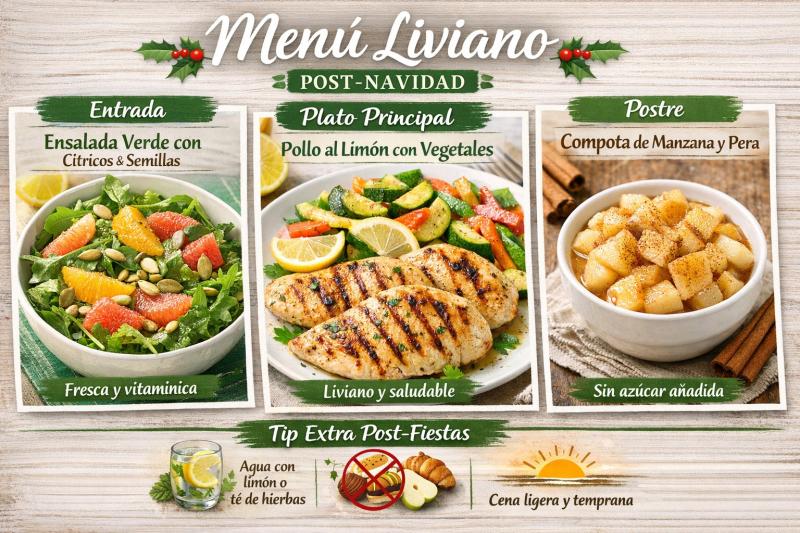 MENÚ LIVIANO POST-NAVIDAD