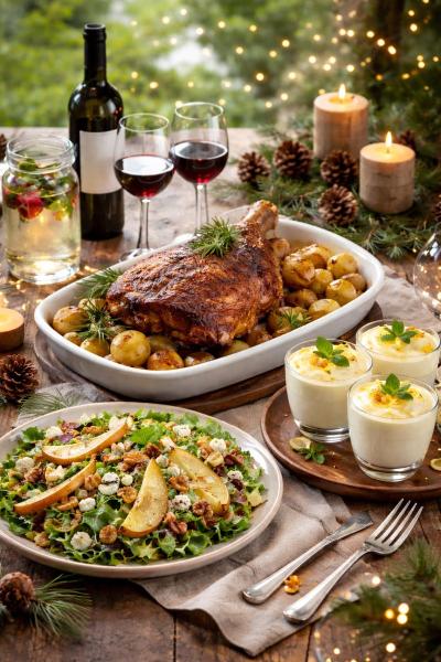 Menú Patagónico de Año Nuevo en Bariloche: recetas con sabores del sur