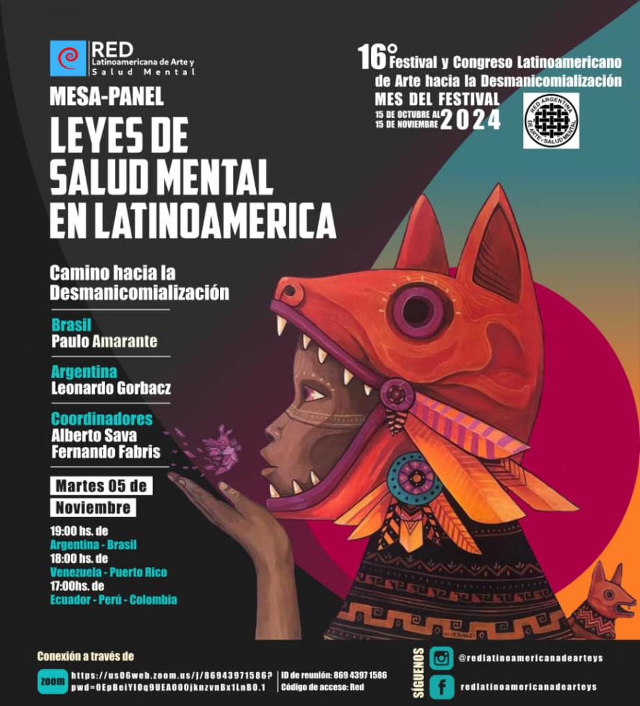 Mesa - Panel: "Leyes de Salud Mental en Latinoam&eacute;rica"