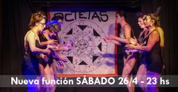 H2 OCTETAS Nueva Funci&oacute;n S&Aacute;BADO 26/4- 23 HS