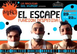 IMPROACCI&Oacute;N: La m&aacute;quina del humor presenta EL ESCAPE