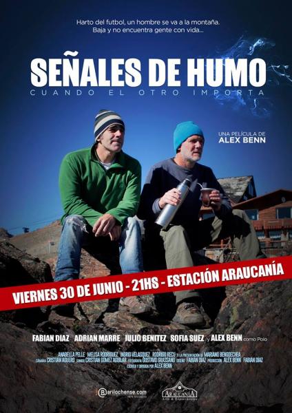 Proyecci&oacute;n de la pel&iacute;cula barilochense SE&Ntilde;ALES DE HUMO