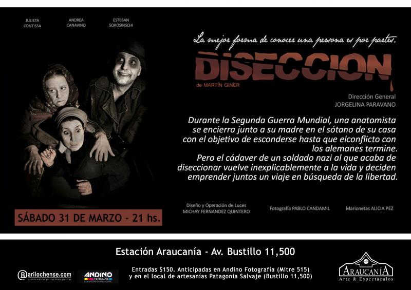 Teatro: DISECCI&Oacute;N  La mejor forma de conocer a una persona es por partes...