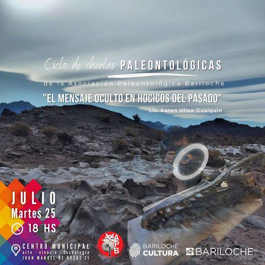 *Ciclo de Charlas Paleontol&oacute;gicas de la Asociaci&oacute;n Paleontol&oacute;gica Bariloche