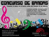 Convocatoria de bandas de Bariloche para concurso en el Teatro La Baita 