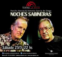 Pancho Varona y Antonio Garc&iacute;a de Diego en Noches Sabineras 