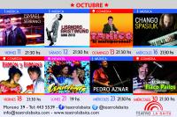 Con variedad de propuestas, el Teatro La Baita presenta su programaci&oacute;n de octubre