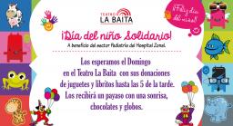 D&iacute;a del Ni&ntilde;o solidario, a beneficio del sector de pediatr&iacute;a del Hospital Zonal