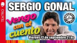 Sergio Gonal presenta Vengo con el cuento