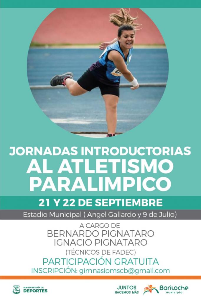 Se realizan las 1&deg; Jornadas Introductorias al Atletismo Paral&iacute;mpico