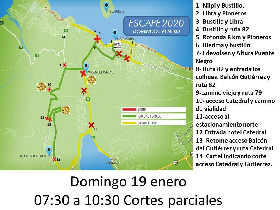 Escape de la Isla Huemul: c&oacute;mo ser&aacute;n los cortes y el operativo el domingo 19/1