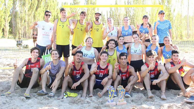 Circuito Patag&oacute;nico de Beach Handball: Los podios de la competencia que se disput&oacute; el fin de semana
