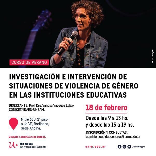 Curso sobre situaciones de violencia de g&eacute;nero en instituciones educativas