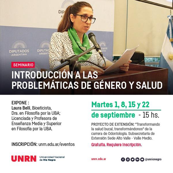 Introducci&oacute;n a las problem&aacute;ticas de g&eacute;nero y salud