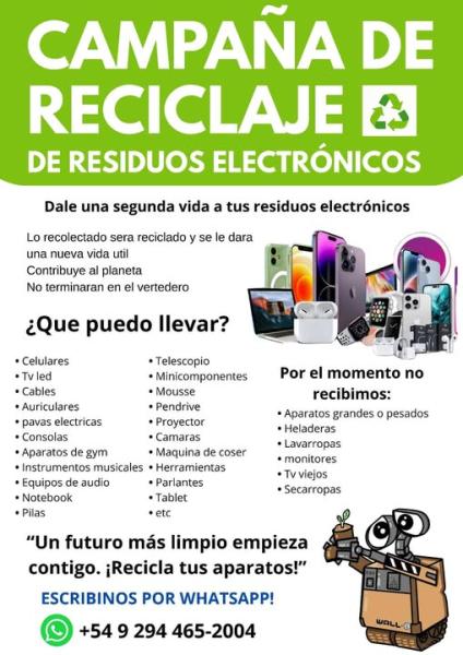 CAMPAÑA DE RECICLAJE DE RESIDUOS ELECTRÓNICOS